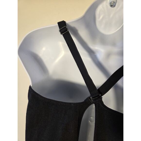 Shaper Womens One Piece Full Control 5XL Black Open Crotch Adjustable Straps - Picture 6 of 13